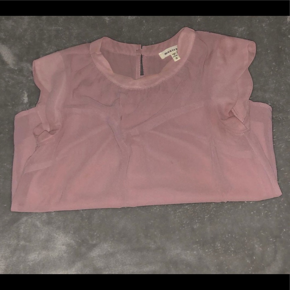 Dress up pink blouse